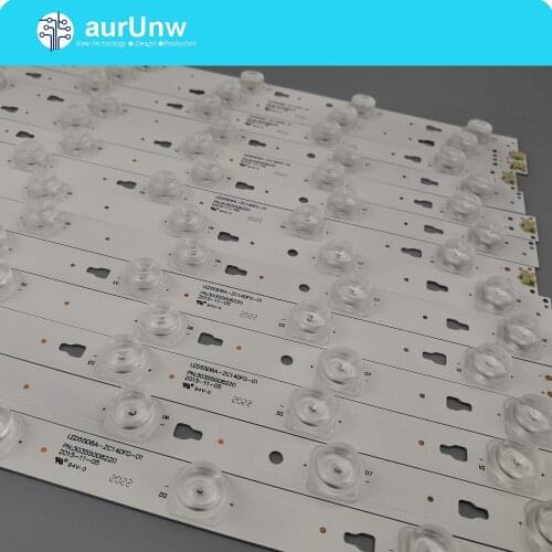 LED Backlight strip 8 lamp For Haier 55"TV LS55AL88A72 D5551A LED55D8B LED55D8A-ZC14DFG-01 30355008220/21