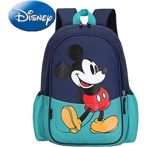 Disney Mickey Mouse Large Capacity Childrens Backpack Minnie Woman Handbag Kids 2021 New Shoulder Bag Schoolbag