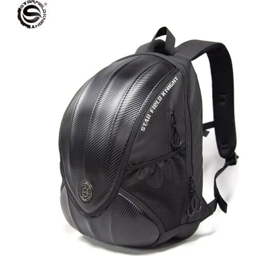 Motorcycle Helmet Backpack Riding Waterproof Motorcycle Rider Backpack Reflective Large Capacity Full Helmet Bag