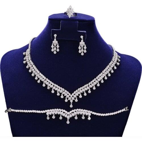 Jewelry Sets HADIYANA Temperament Hot Wedding Bridal Jewelry Sets for Women Elegant Party Gift Fashion Costume CN1109 Bisuteria