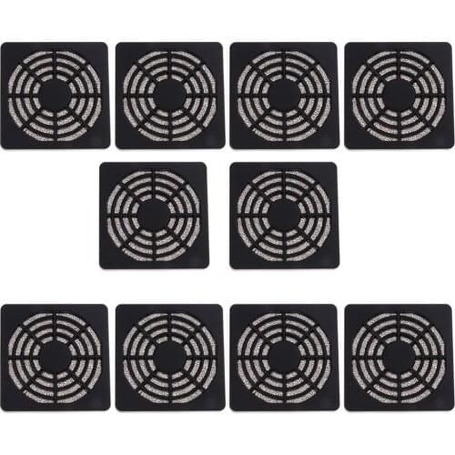 10 Pcs Dustproof Mesh Dust Filter Guard for 60mm PC Computer Case Fan