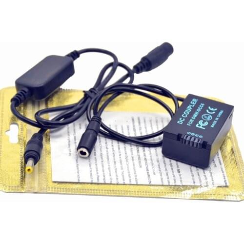 12V-24V DMW-AC8 charger power cable 8.4V+DMW-DCC6 DC Coupler DMW-BMB9E DMW-BMB9 dummy battery for Panasonic FZ100 FZ48 FZ45 FZ40