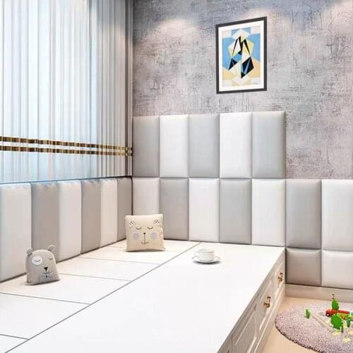 135 150 Bed Headboards Wall Stickers Cabecero Cama Head Boards Tatami Anti Collision Self-adhesive Room Decor Aesthetic