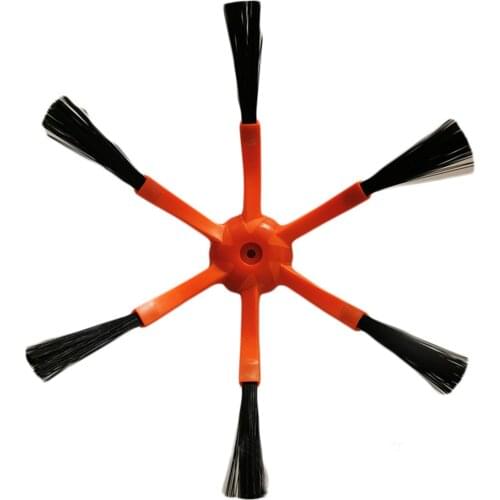 2pcs/set 6-arms Side Brushes for Xiaomi / Roborock S50 S51 S55 S5 S6 T60 T61 E20 E35 Robot Vacuum Cleaner Spare Parts