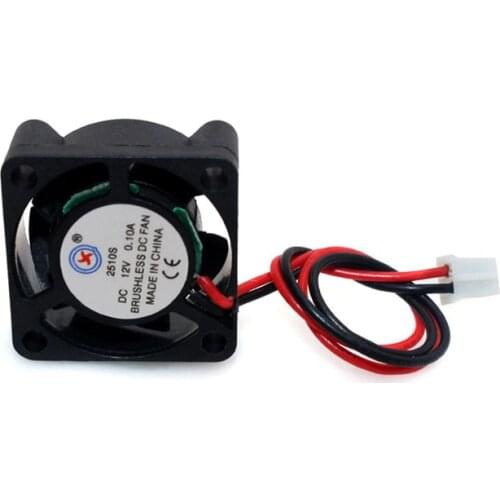 3D printer accessories 12V 2pin 2510 Mini brushless cooling fan 24V