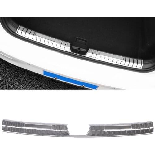 Car Accessories for VW Volkswagen Golf 8 MK8 2020 2021 Stainless Steel Inner Rear Bumper Protector Guard Plate Trim 1 Piece