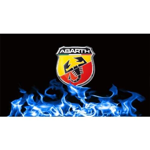 Car Flag Fiat Abarth Banner 3ftx5ft 100% polyester 02