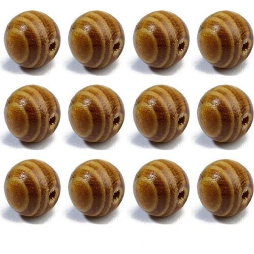 10pcs Natural Wood Beads 6mm 8mm 10mm 12mm Wooden Loose Spacer Charm Bead Wholesale for DIY Jewelry Making Findings