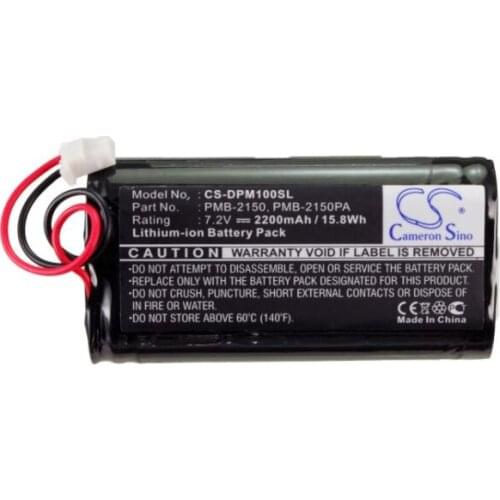 Cameron Sino 2200mAh battery for DAM PM100-BMB PM100-DK PM100II-BMB PM100II-DK PM100III-DK PM200-DK PM200ZB
