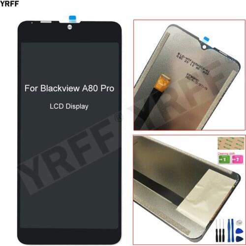 Digitizer Screen For Blackview A80 Pro LCD Display Touch Screen Panel Lens Phone Parts Free Shipping