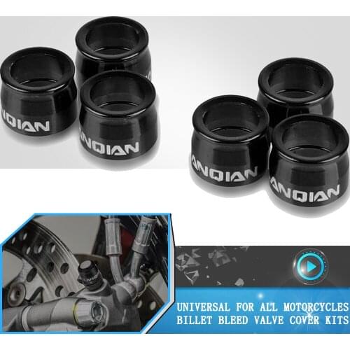 For HONDA Hornet 600 Integra NC700X ABS 2012 2013 Motorcycle Accessories CNC Aluminum Universal Billet Bleed Valve Cover Kit