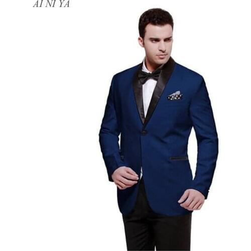 Men Formal Two Pieces Suits Tailor Made Formal Slim Fitted Well Groom Men Wedding Tuxedos Plus Size Customized (Jacket+Pant)