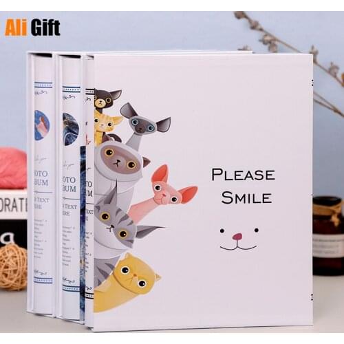Photo Album Large Capacity 6 Inch Interstitial Family Souvenir Album Vertical Version of Plastic Photos 400