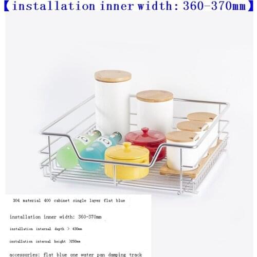 Almacenaje Armario Platos Cestas Para Colgar En La Ducha Alacena Organizar Stainless Steel Rack Cocina Kitchen Cabinet Basket