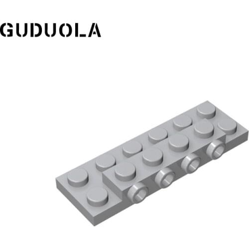 Guduola Spcecial Brick Plate 2 x 6 x 0.667 with Four Studs On Side and Four Raised (87609) MOC Building Block 15pcs/LOT