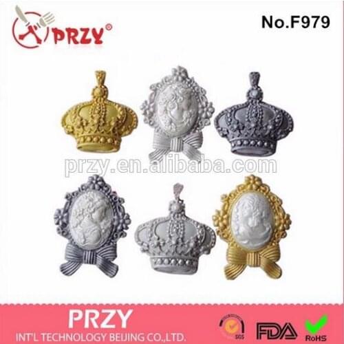Crown Silicone Products Manufacturing Food Grade Crown Silicone Molds Fondant Mold Chocolate Mould Silicone Rubber PRZY 001