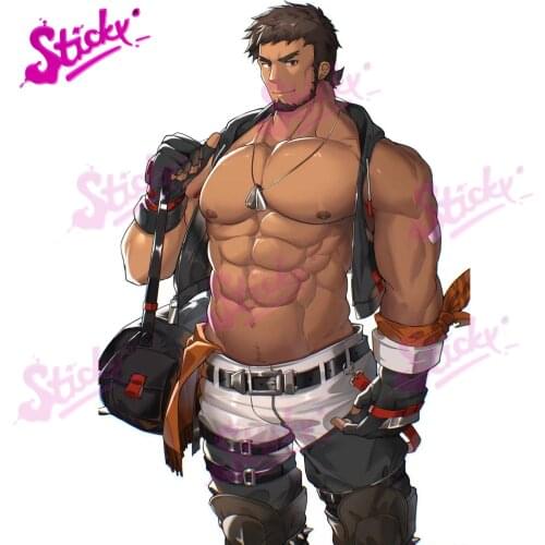 STICKY Sexy Gyee Doujinshi Cows Gay Porn Anime Car Sticker Decal For Bicycle Motorcycle Accessories Laptop Helmet Trunk Wall