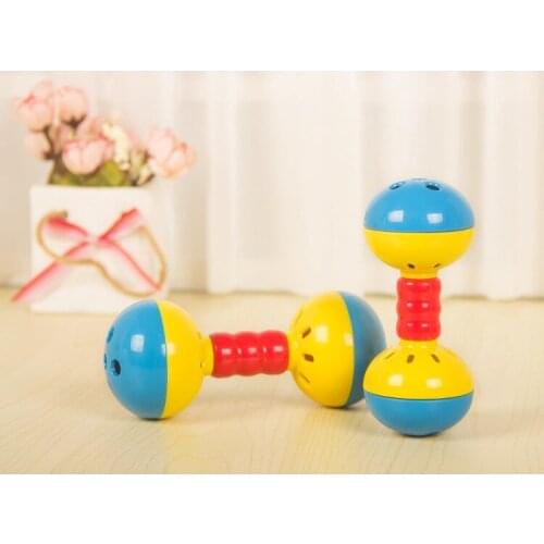 Baby-bed Mobile Bed Bell Develop Intelligence Plastic Hand Bell Baby Rattle Mobiles Educational Toys Baby Newborn Toy Rattle