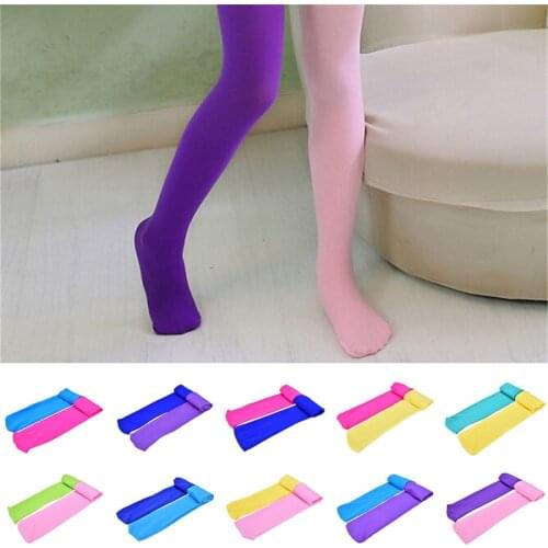 2Pcs Soft Ballet Dance Stocking Pants Legging Spring Autumn Velvet Pantyhose for Baby Girl Child Lovely Pantyhose