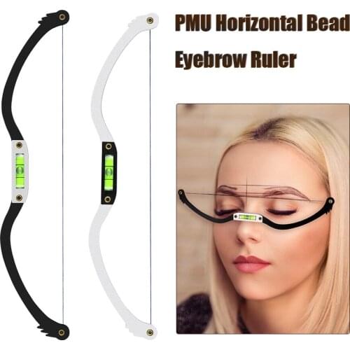 New Eyebrow Positioning String Mark Ruler For Microblading Permannet Makeup Arrow Line Ruler Measuring Brow Mapping String