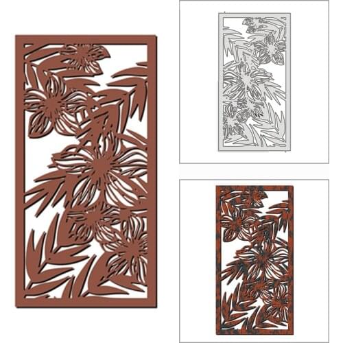 New 2021 Fine Palm Leaf Flower Metal Cutting Dies for DIY Scrapbooking and Album Card Making Decorative Embossing Craft No Stamp