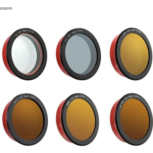 Osmo Action Diving Filter CPL ND8 ND16 ND64 ND1000 UV Protect Lens Filter For OSMO Action Sports Camera Accessories
