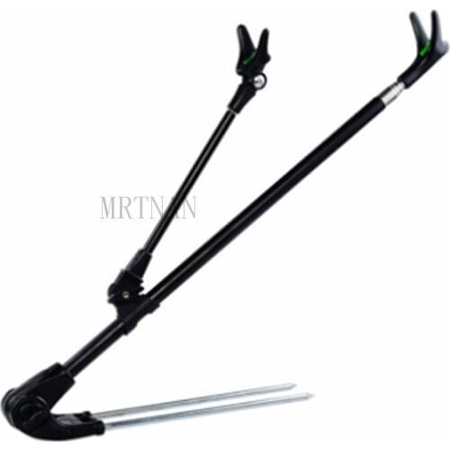 Fish Rod Stand Bracket Angle Adjustable Fishing Rods Holder Telescoping Fishing Tool Hand Rod Holder 1.7M-2.4M 2021