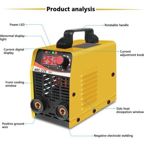 110V / 220V arc ARC-225 portable inverter electric welding machine electric portable electric welding machine