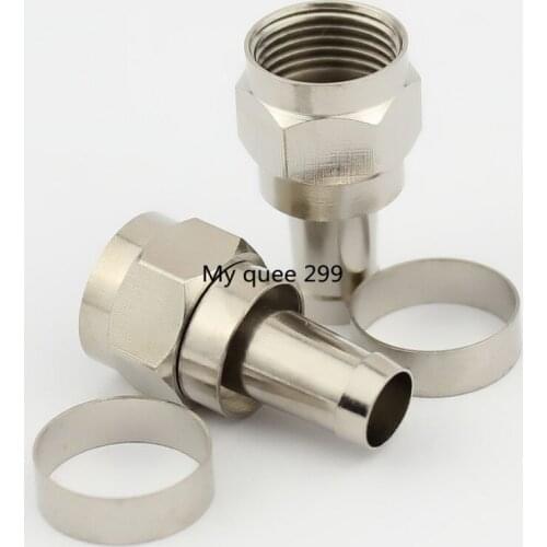 Cable TV F connector all copper inch closed-circuit digital TV sywv75-5 cable connector