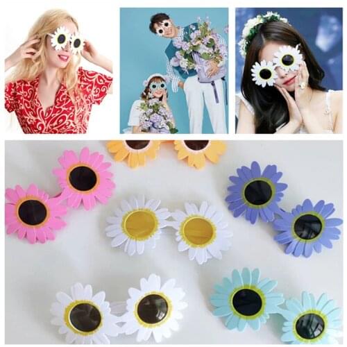 Birthday Party Sunglasses Hawaiian Dance Party Sunglasses Sunflower Sunglasses Photo Props Glasses Suitable Adults And Children