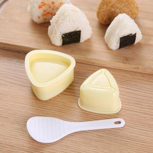 Triangular Plum Blossom Shape Sushi Mold Onigiri Rice Ball Bento Press Sushi Maker Mould Tools Kitchen Accessory kitchen tools