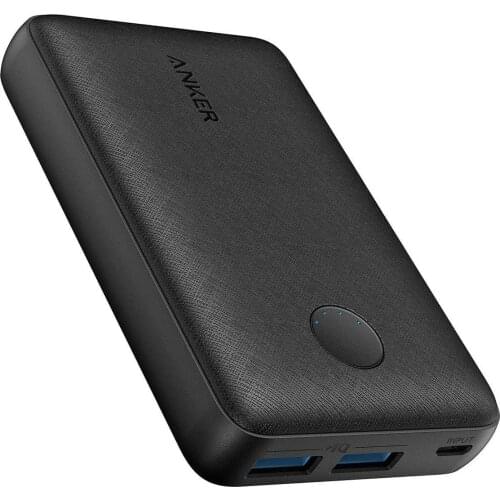Anker PowerCore choose Powerbank, 10000mAh, 2Port PowerIQ 12W + 10W, black Ultra portable phone charger portable charger