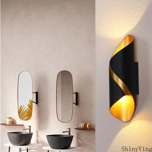 Exterior wall lamp outdoor Garden Porch Balcony Home Light IP65 Modern Aluminium Baking Tempered Glass Waterproof