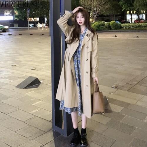 WERUERUYU Women's Long Raincoats
