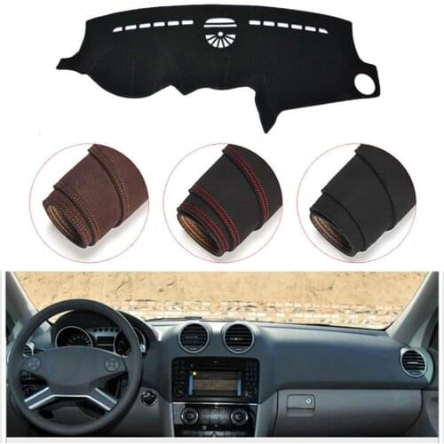 Console Dashboard Suede Mat Protector Sunshield Cover Fit For Mercedes Benz ML 2005-2010