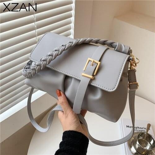 Elegant Ladies Underarm PU Leather Bag Summer High Quality Female Brand Designer Women Handbag Hobos Shoulder Messenger Bag