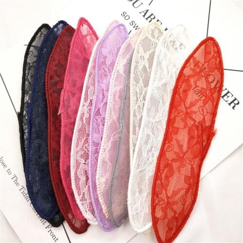11pcs/lot 17.5*4.5cm lovely rabbit ear bowknot apliques for headwear decoration handmade hair clip accessories