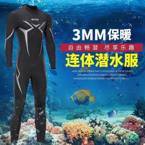 3mm Full Body Men Swimming Wetsuit dive suit Neoprene Wetsuit Color Diving Snorkeling Swimming Water Sport Equipment Suits