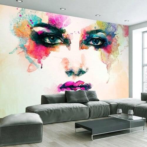 Custom 3D Wallpaper Murals Modern Art Hand Painted Abstract Beauty Poster Wall Painting Living Room Sofa Bedroom Home Decoration