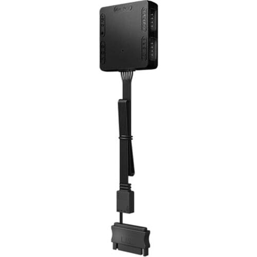 5V 3Pin to 12V 4Pin RGB HUB 5V to 12V Motherboard Light RGB Converter Device with Adapter Cable For RGB 3PIN M/B Gigabyte and