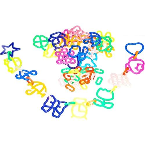 100 pcs small click for make Necklace Girl Home Craft Bracelet Toys Princess Gift Pinata Loot Fillers Favors Novelty Party