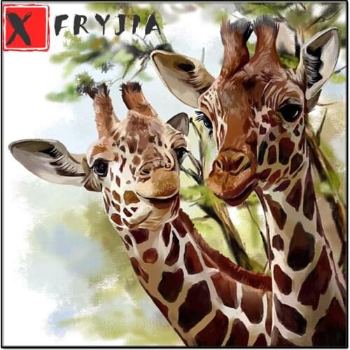 5D diamond embroidery painting giraffe animal full square round diamond diamond painting diamond mosaic cross stitch gift new