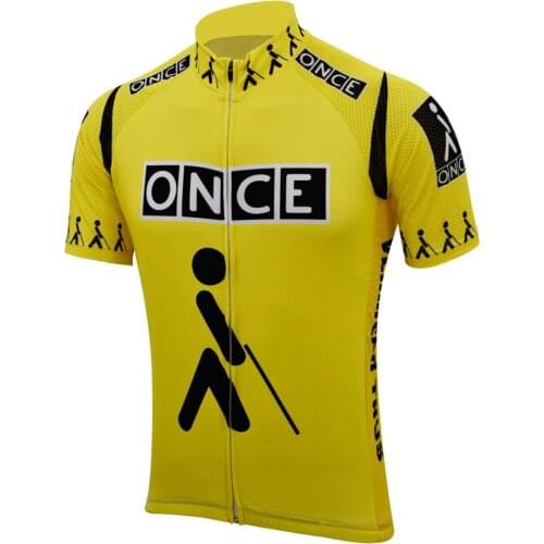 Cycling jersey men short sleeve summer navy yellow bike wear classic jersey road jersey cycling clothing schlafly