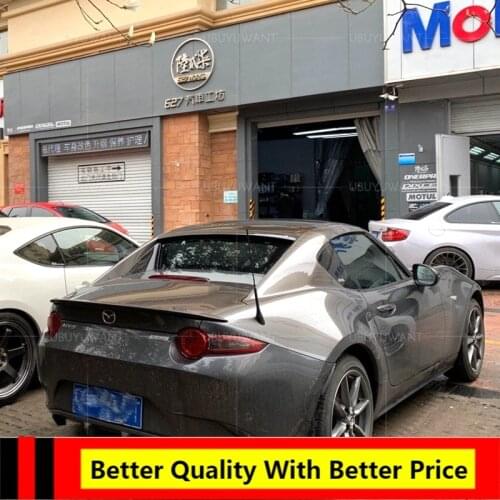 EPFBSQP For MAZDA MX5 MX-5 FRP/CARBON FIBER ND Miata Garage Vary Style Rear Tail Wing Decoration For Mazda Mx5 2016-2019