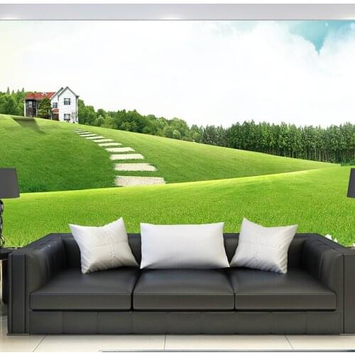 Custom Photo Wallpaper Modern Green Leaves Watercolor Nordic Style Mural Wall Paper Living Room TV Bedroom 3D Fresco Home Decor