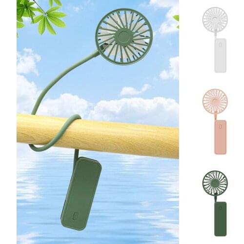 Flexible Hose Portable Mini Fan USB Charging Foldable 3 Speeds Adjustable Mute Fan for Home Office Outdoor TN88
