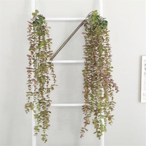 Artificial Plants vine Green Grass Plastic plant Garden Home Decoration artificial grass Fake plant leaf Green Plant vine