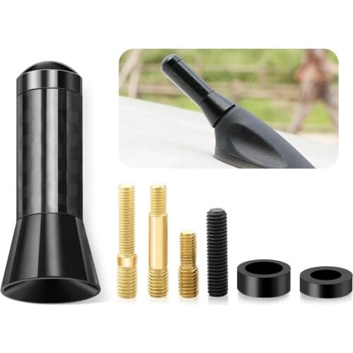 Car Roof Antenna Short Stubby Mast Antenna Accessories for Fiat 500 Grande Punto Abarth Stilo Palio Bravo Doblo