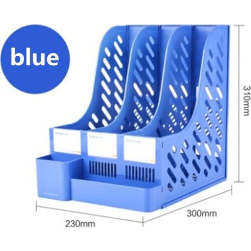 3 Layers File Tray File Document Holders Desk Set Book Holder Bookend Organizer Office School Supplies Desk Accessories