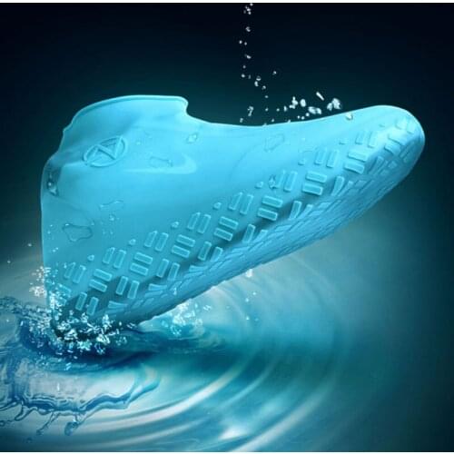 Reusable Silicone Boot and Shoe Covers Waterproof Rain Socks Silicone Rubber Shoe Protectors for Indoor and Outdoor Protection